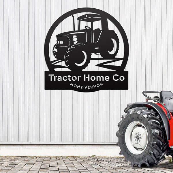 Modern Tractor Sign