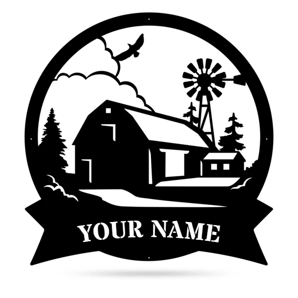 Customizable Farm House Sign